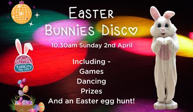 Easter Bunnies Disco at KiddiCity