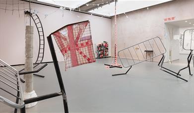 Jesse Darling, Turner Prize 2023, Towner Eastbourne. Photo: Angus Mill.