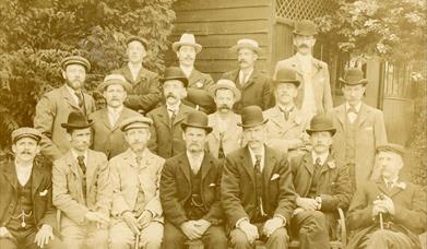 Image of group of victorian gentlemen
