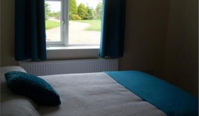 A double bedroom at Coastal View in East Yorkshire.