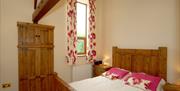 A double bedroom at Barmston Farm Holiday Park in East Yorkshire.