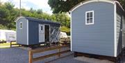 Shepherds Huts at South Cliff Holiday Park, Bridlington, East Yorkshire