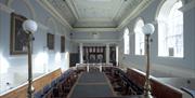 The Courtroom in The Guildhall, Beverley in East Yorkshire.