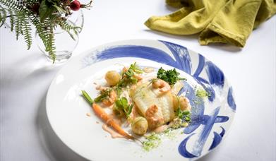 An image of a fish dish served at tickton grange.
