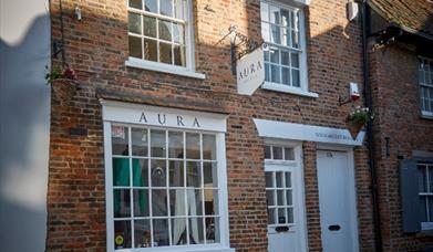 The outside of Aura, showing the separate entrance to the flat, in East Yorkshire
Located in Beverley, East Yorkshire.