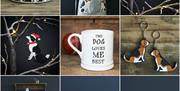 Dog-themed gifts from Distinctive Pets, in East Yorkshire