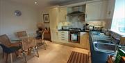 The kitchen at East Newk Holiday Cottage, in East Yorkshire
