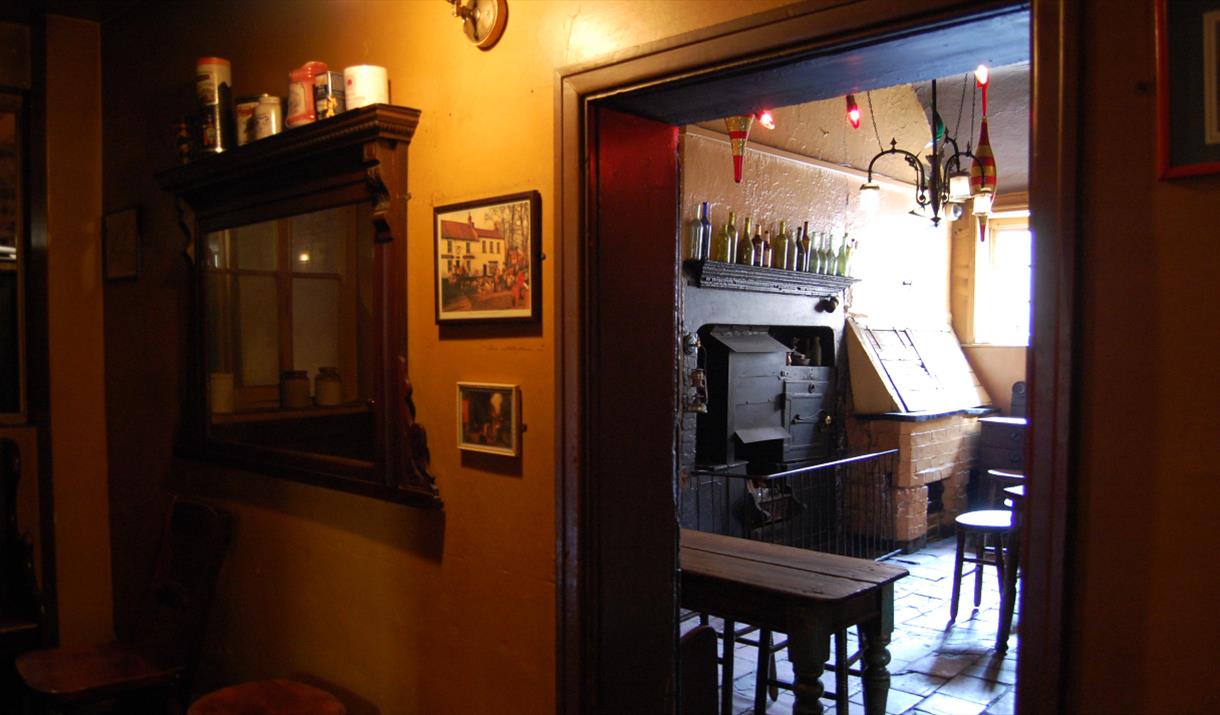 The traditional interior of Nellies, Beverley in East Yorkshire