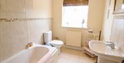 A bathroom at Drewton cottages in East Yorkshire.