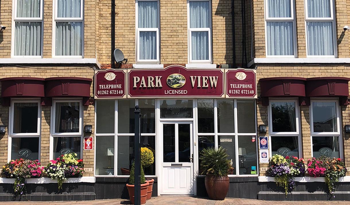 The exterior of  Park View Guest House in East Yorkshire.