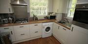 A kitchen at Sewerby Hall Cottages in East Yorkshire.