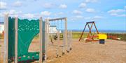 Outdoor children's play area at Hornsea Leisure Park in East Yorkshire.
