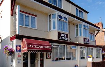 The exterior view of Bay Ridge Hotel in East Yorkshire.