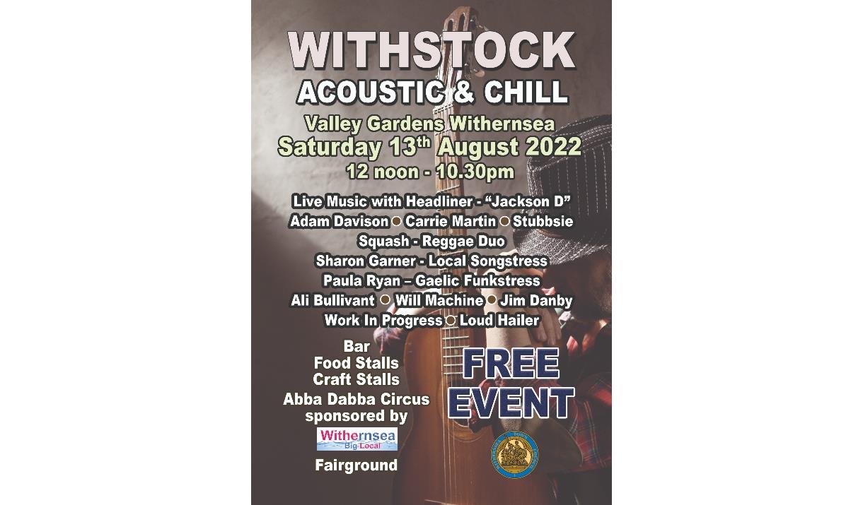 Acoustic Withstock event in Withernsea, East Yorkshire
