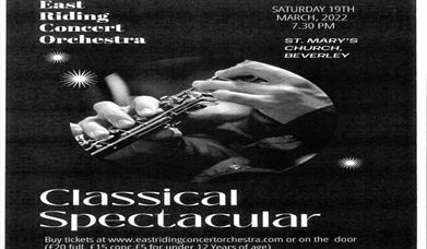 Poster of East Riding Concert Orchestra's Classical Spectacular