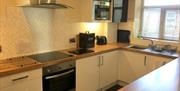 A kitchen at the Expanse apartments in East Yorkshire.