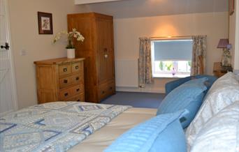 A double bedroom at Rose Cottage in East Yorkshire.