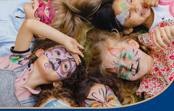 An image of Childrens face painting at Burton Constable for 17th April.