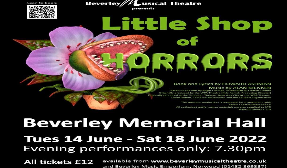 A poster of Little Shop of Horrors