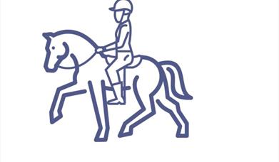 An image of an icon of a horse and rider