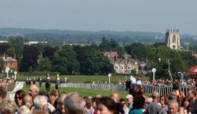 A view of Beverley across the race course