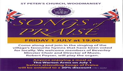 Poster of songs of praise