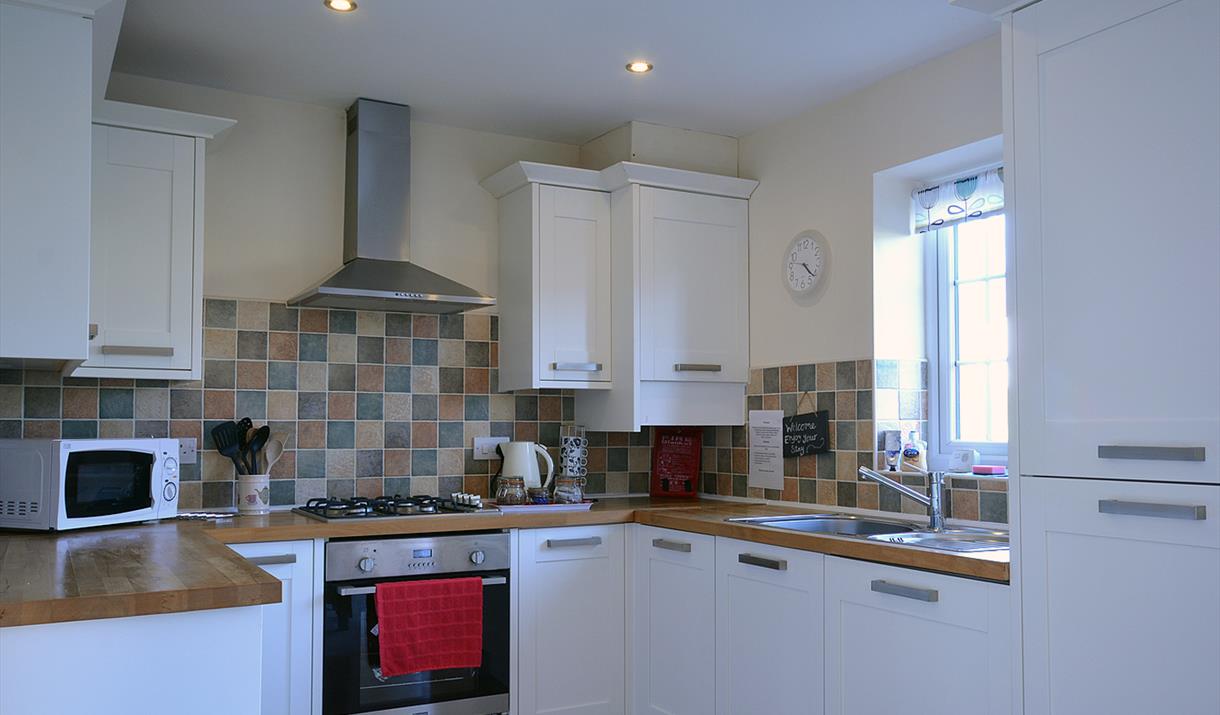 Fully Fitted Kitchen at Sunset Cottage, Bridlington, East Yorkshire
