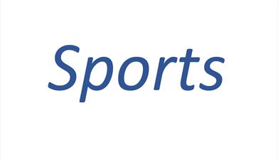 The word 'Sports', representing a wide variety of sporting activities, in East Yorkshire