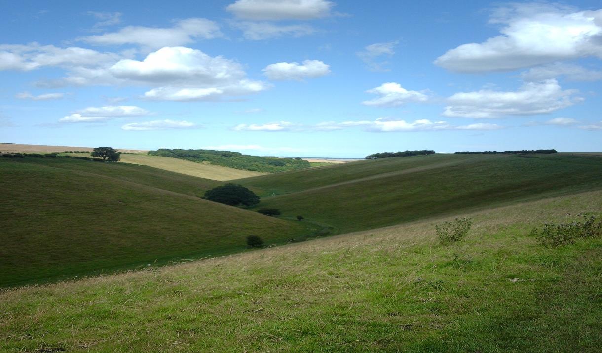 Rolling hills of the Wolds