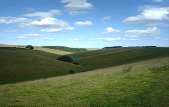 Rolling hills of the Wolds