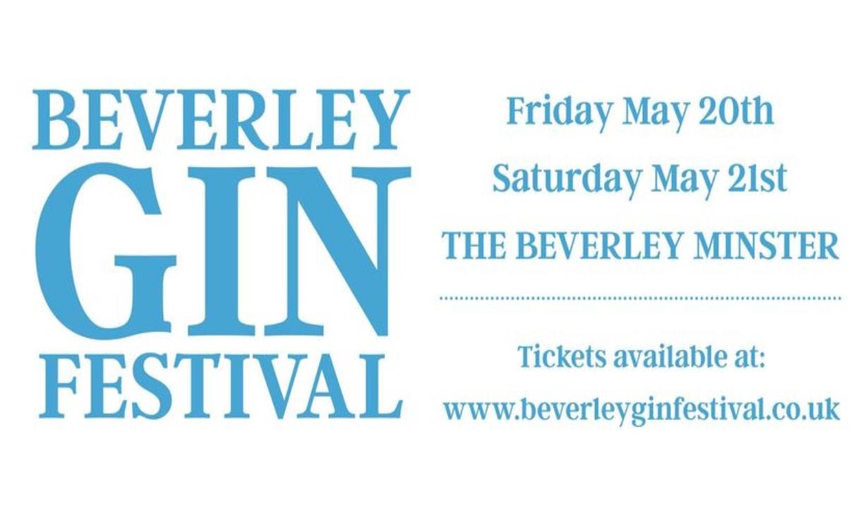An image of the beverley gin festival advertisement.