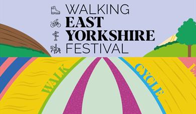 An image of the Walking East Yorkshire Festival banner