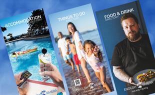 front covers of the English Riviera travel directories