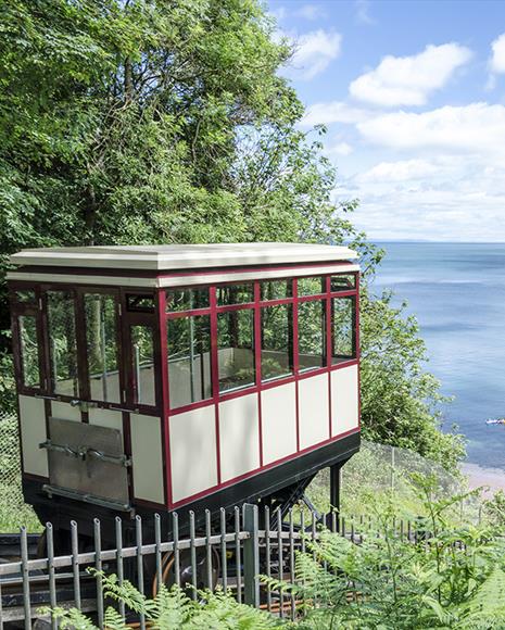 Babbacombe Cliff Railway, also known as the Babbacombe Cliff Lift, is a funicular railway in the town of Torquay.