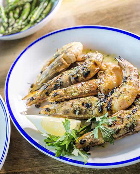 Fresh seafood on England's seafood coast