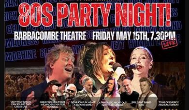 80s Party Night! picture of various artists singing on stage