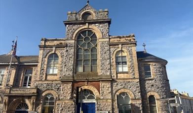 Outside of Brixham Theatre in Brixham, Devon
