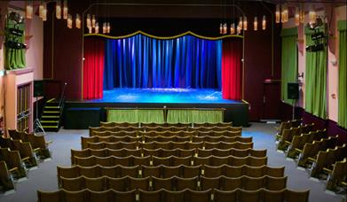 Stage at Brixham Theatre, Brixham, Devon