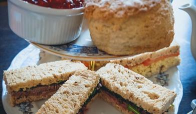 Seven Dials Cafe, Cockington Court Tea Rooms, Torquay, Devon