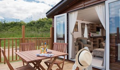 Outside decking area, Devon Hills Haulfryn, Totnes Road, Paignton, Devon