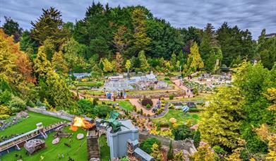 Fire-breathing dragon at Babbacombe Model Village