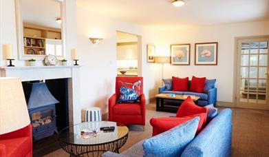 Lounge, Foxes Walk Cottage, Cary Arms, Babbacombe, Torquay, Devon