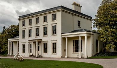 Exterior of Greenway House, the holiday home of Dame Agatha Christie