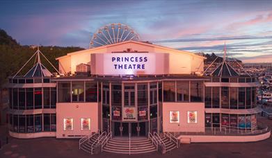 Entrance of the Princess Theatre, Torquay Devon