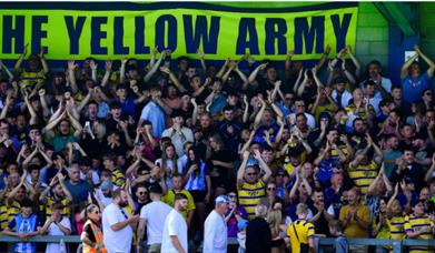 Crowd at Torquay United Football Club