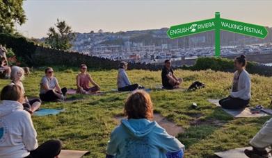 Sunset Solstice Yoga Connection, part of the English Riviera Walking Festival