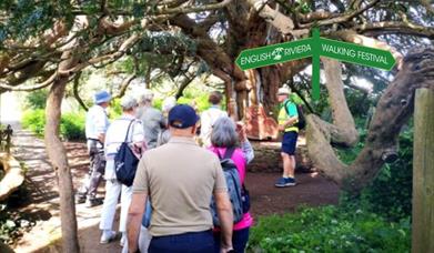 A group of people at Sharpham Wines, Sandridge Barton