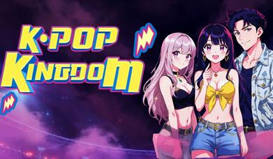 K-POP Kingdom poster showing CARTOON CHARACTERS 