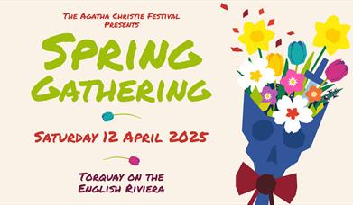 The Agatha Christie Festival presents A Spring Gathering, Torquay Museum, Hampton by Hilton, Imperial Hotel, statue unveiling