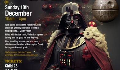 Christmas with Vader, Cockington Court, Torquay, Devon